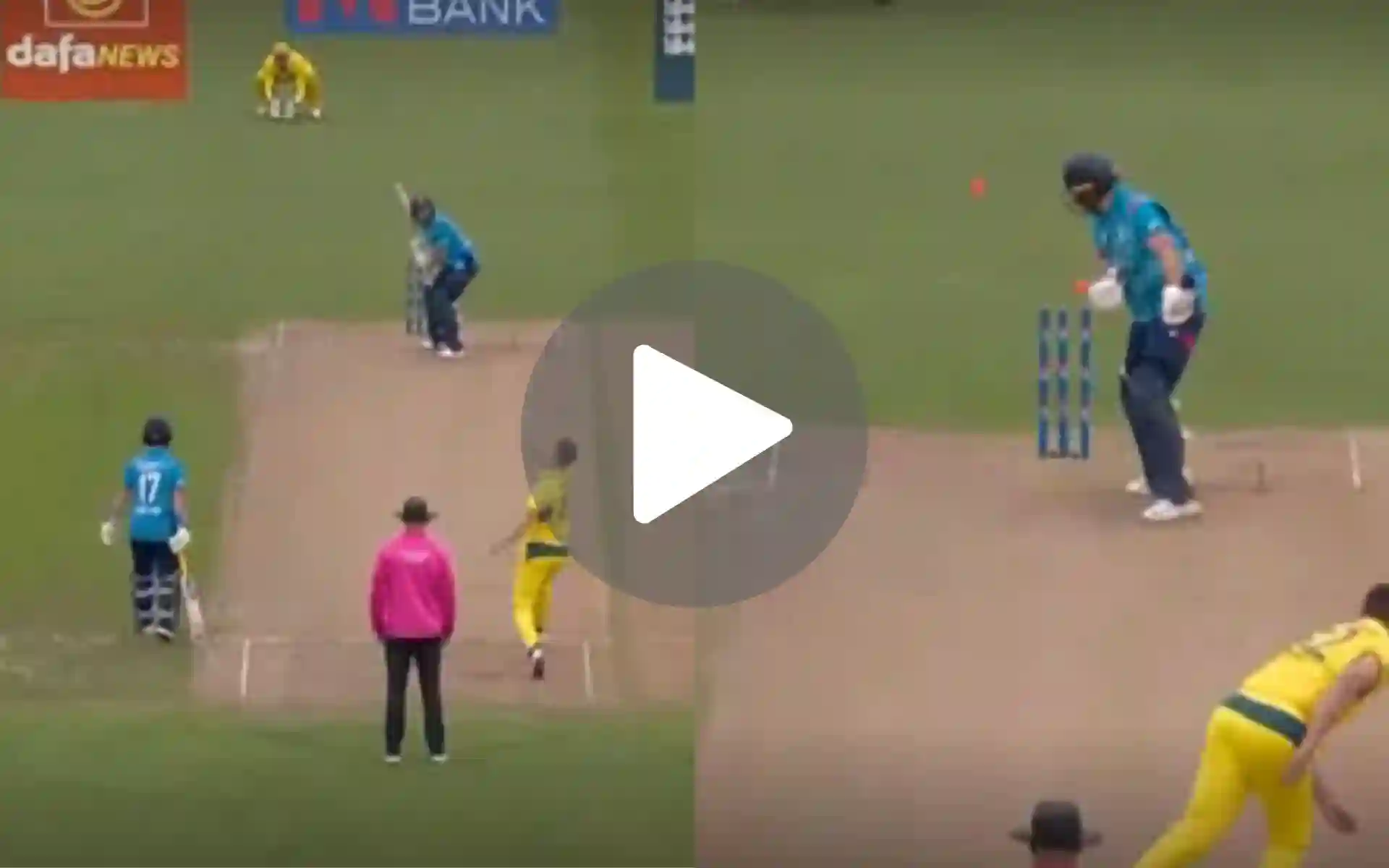 [Watch] Phil Salt Left Outwitted As Dwarshuis Delivers A Peach During ENG Vs AUS 1st ODI